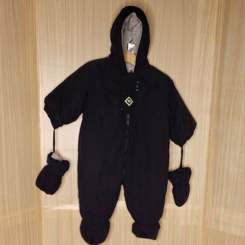 Absorba Infant Bunting With Detachable  Mittens Navy 9 Months